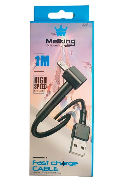 CABLE MELKING PUNTA L V8 1M 3.1A